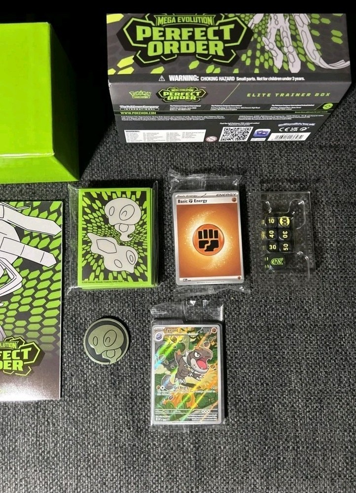EMPTY Pokemon Perfect Order Elite Trainer Box ETB W/ PROMO, EMPTY BB, NO PACKS