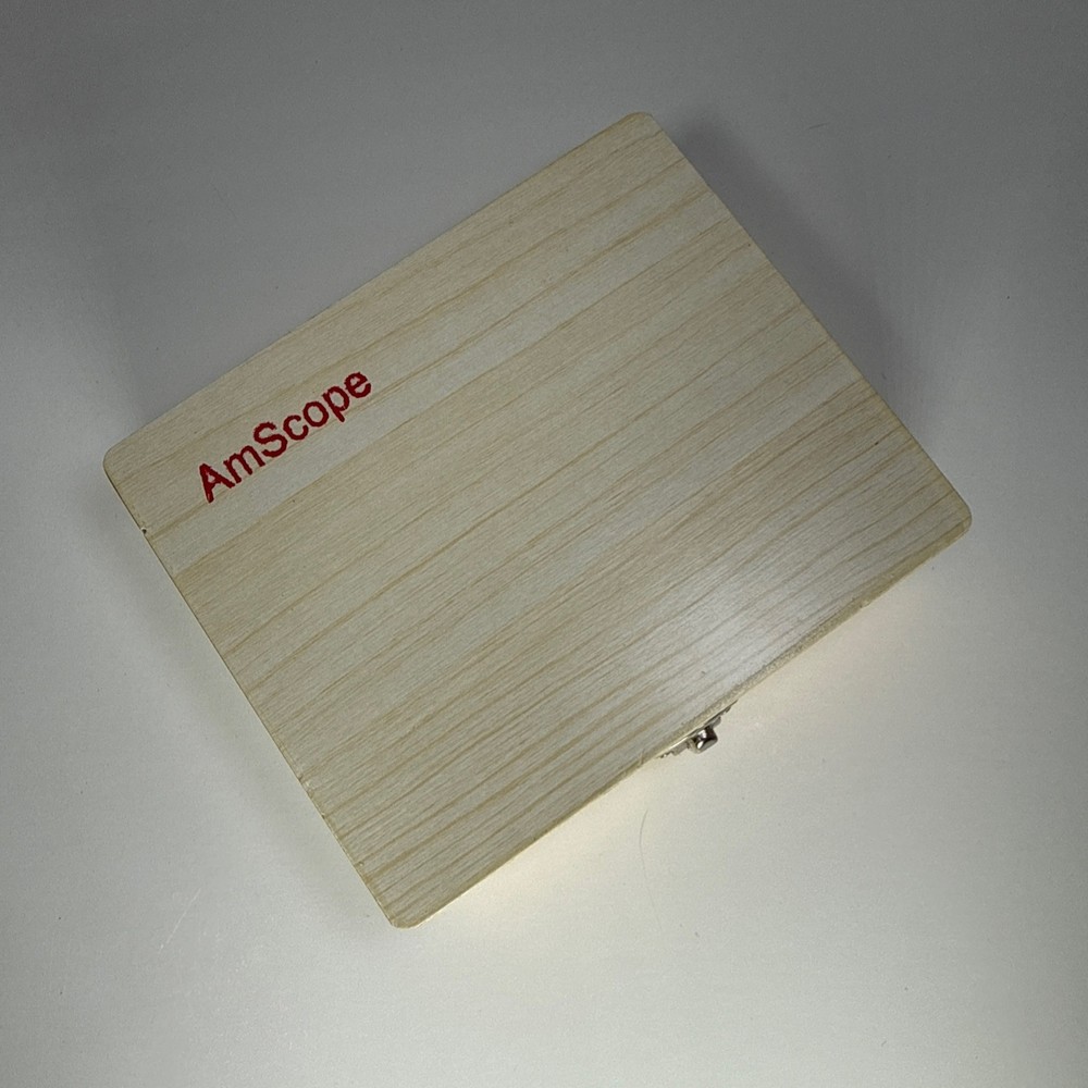 AmScope 25 Prepared Microscope Slide Set for Basic Biological Science