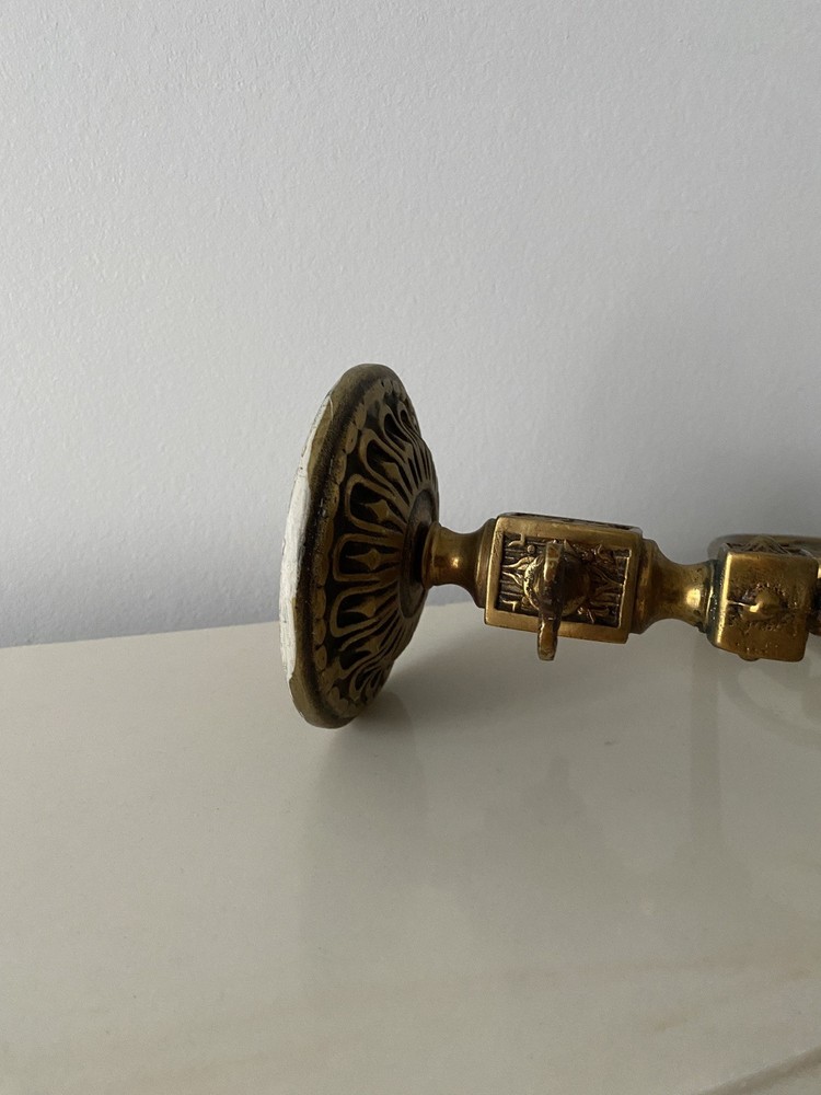 Antique Brass Wall Candle Sconces