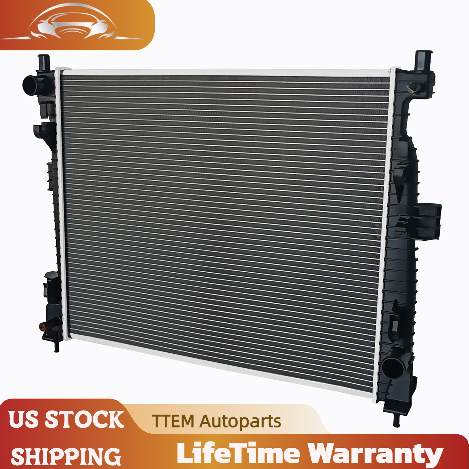 CU13656 Radiator for 2016-2021 Dodge Durango Jeep / Grand Cherokee V6 3.0L 3.6L
