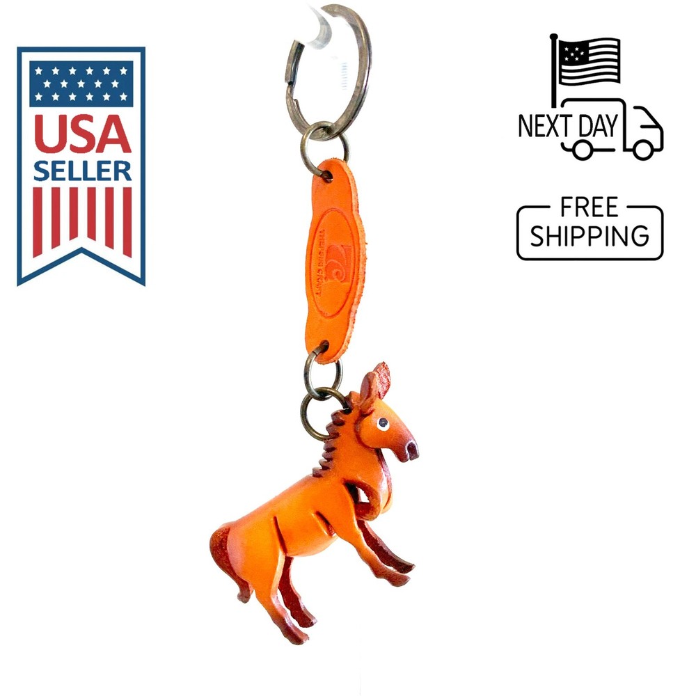 Horse Handmade Leather Keyring