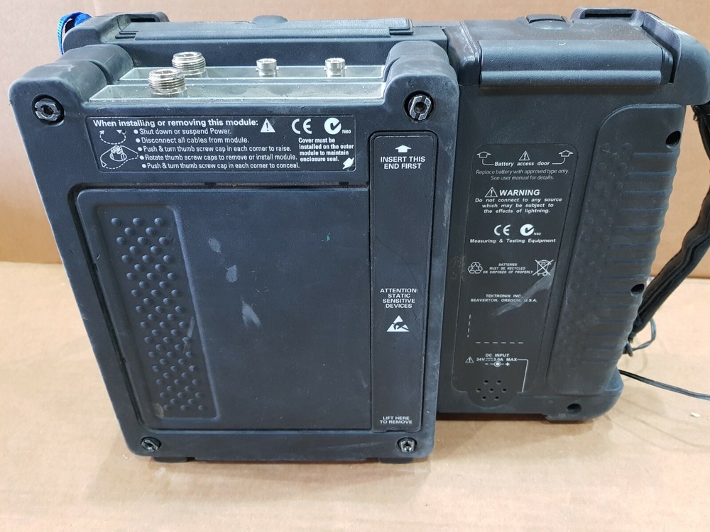 Tektronix Y400 NetTek Analyzer & Interference Analyzer w YBT250 YBA250