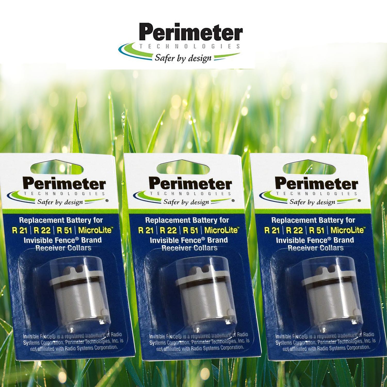 Perimeter IFA-001 Dog Collar Batteries For Invisible Fence R21 R22 R51 Microlite