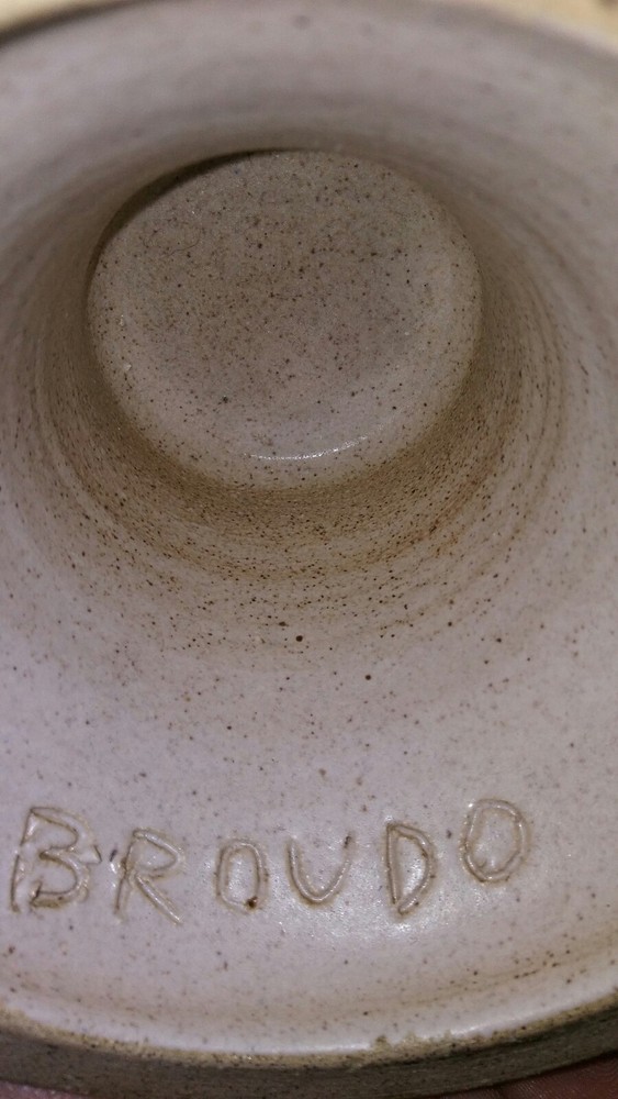 Beautiful Broudo Pottery Ceramic Stoneware Vase Vessel