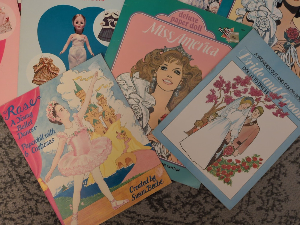 A- TEN Paper Doll Books - All Uncut