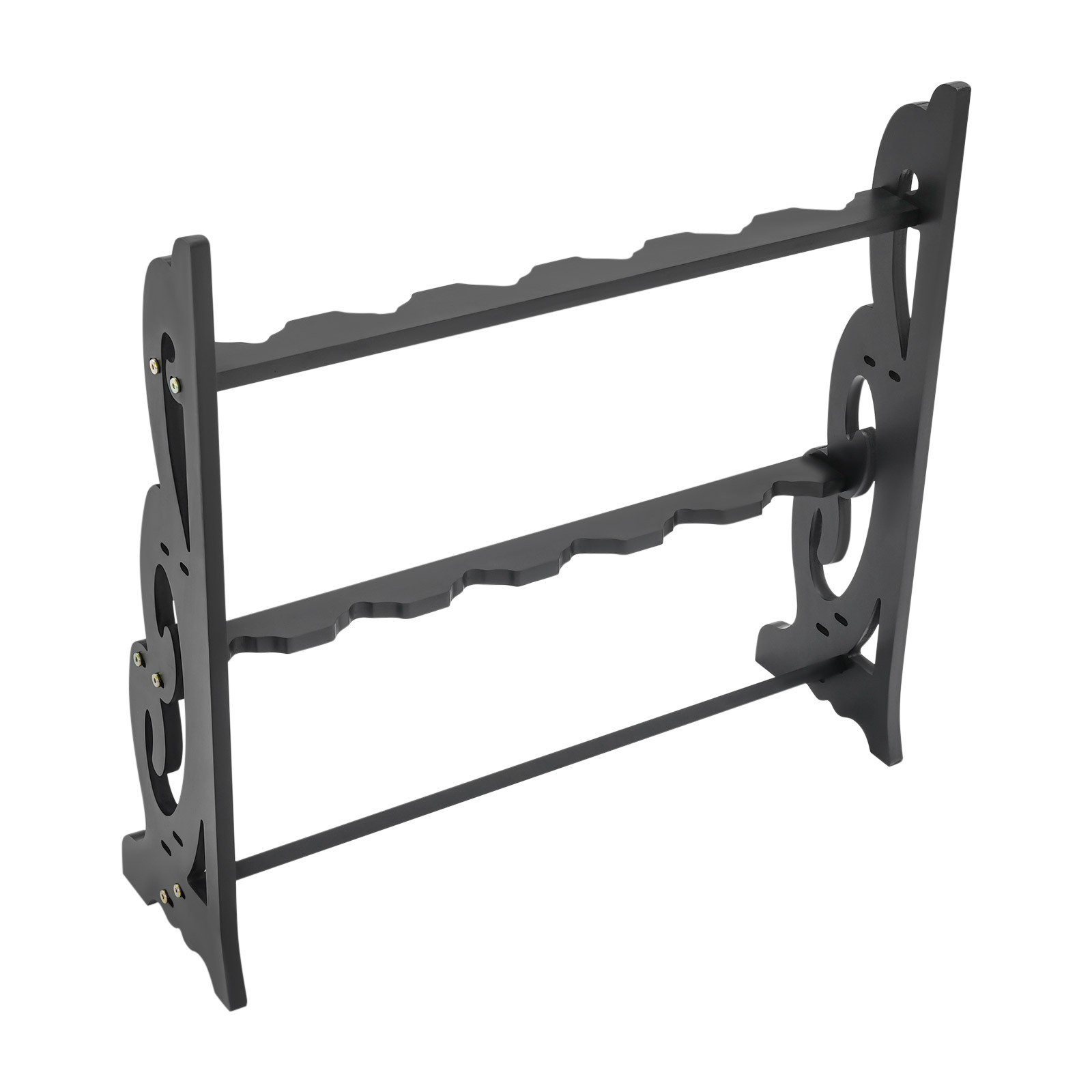 6 Hole Vertical Sword Sword Display Stand Adjustable Large Floor Sword Holder