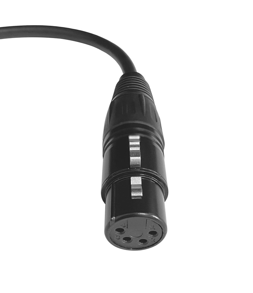 Replaceable Headset Cable for Clear-Com 110(5ft), XLR Connector Black