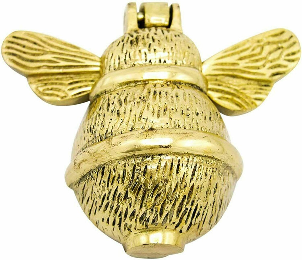 Solid Brass BUMBLE BEE DOOR KNOCKER, GOLDEN BRASS MATERIAL,VARIOUS FINISHES GIFT