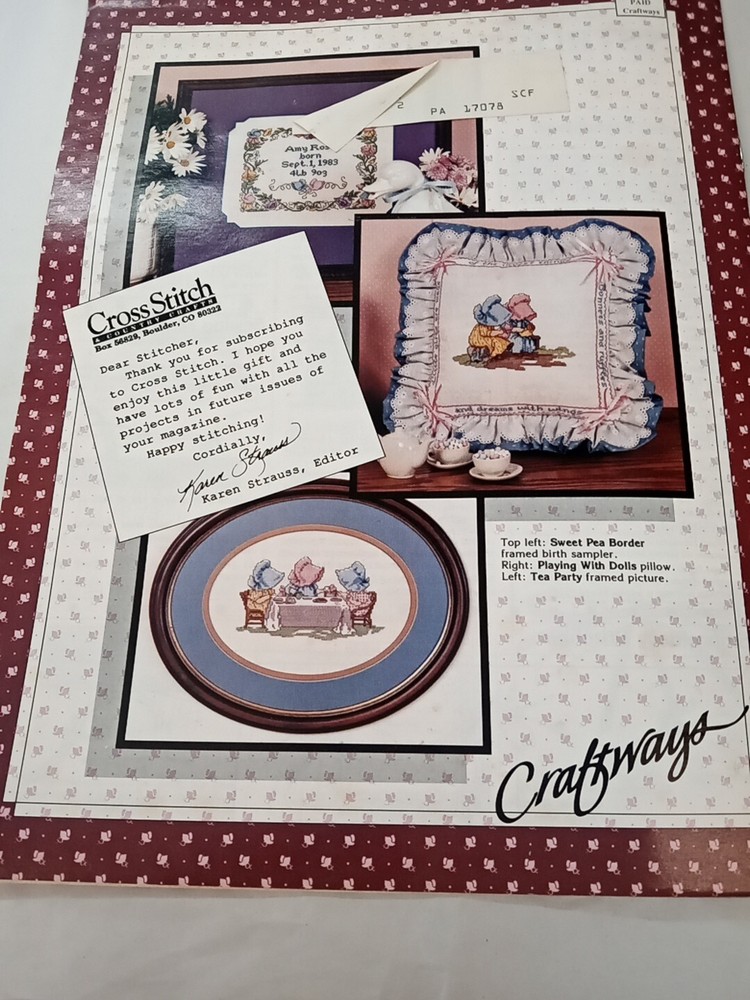 Sunbonnet Babies in Cross Stitch