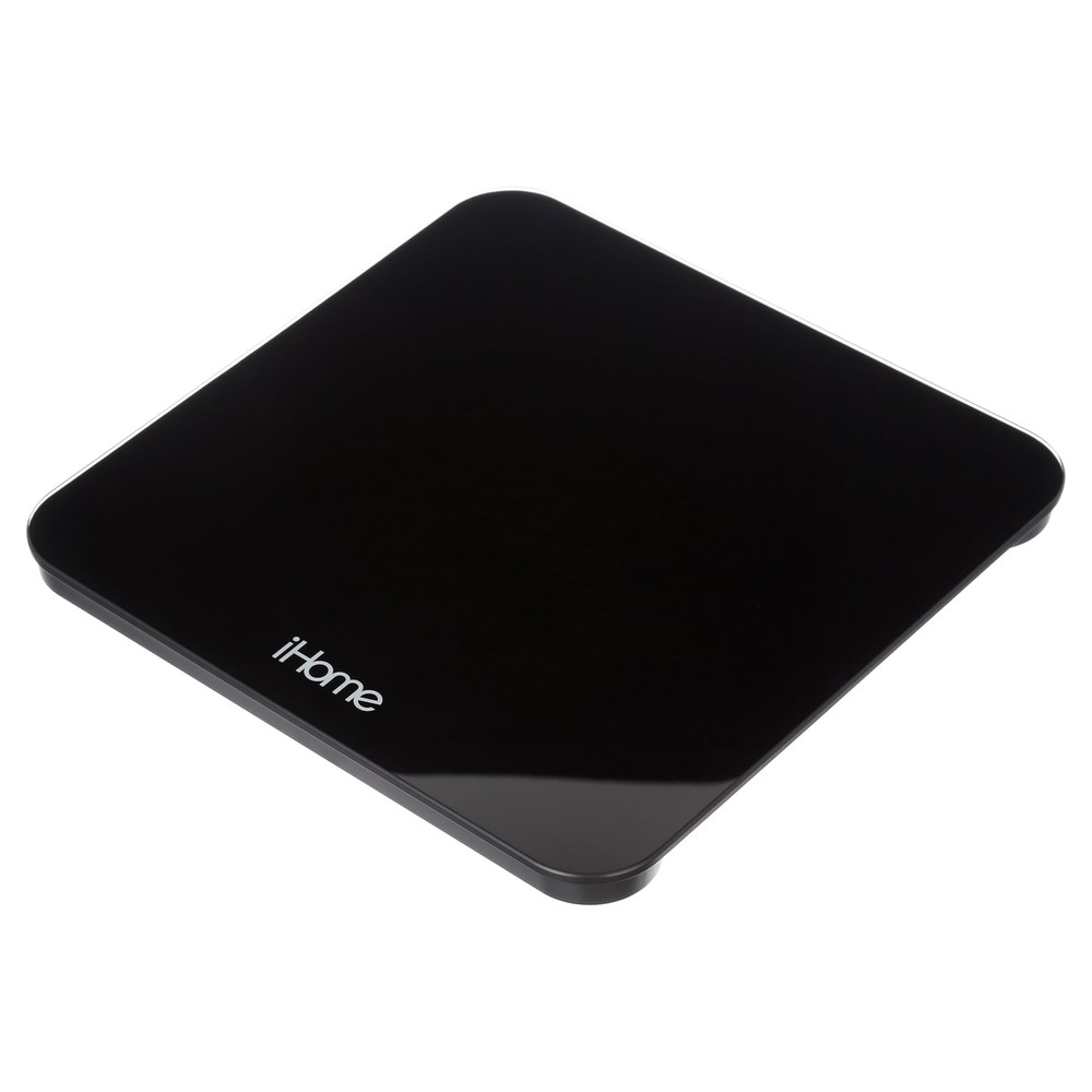 iHome Digital Display Battery Powered Bathroom Scale with Maximum Weight 397 lbs