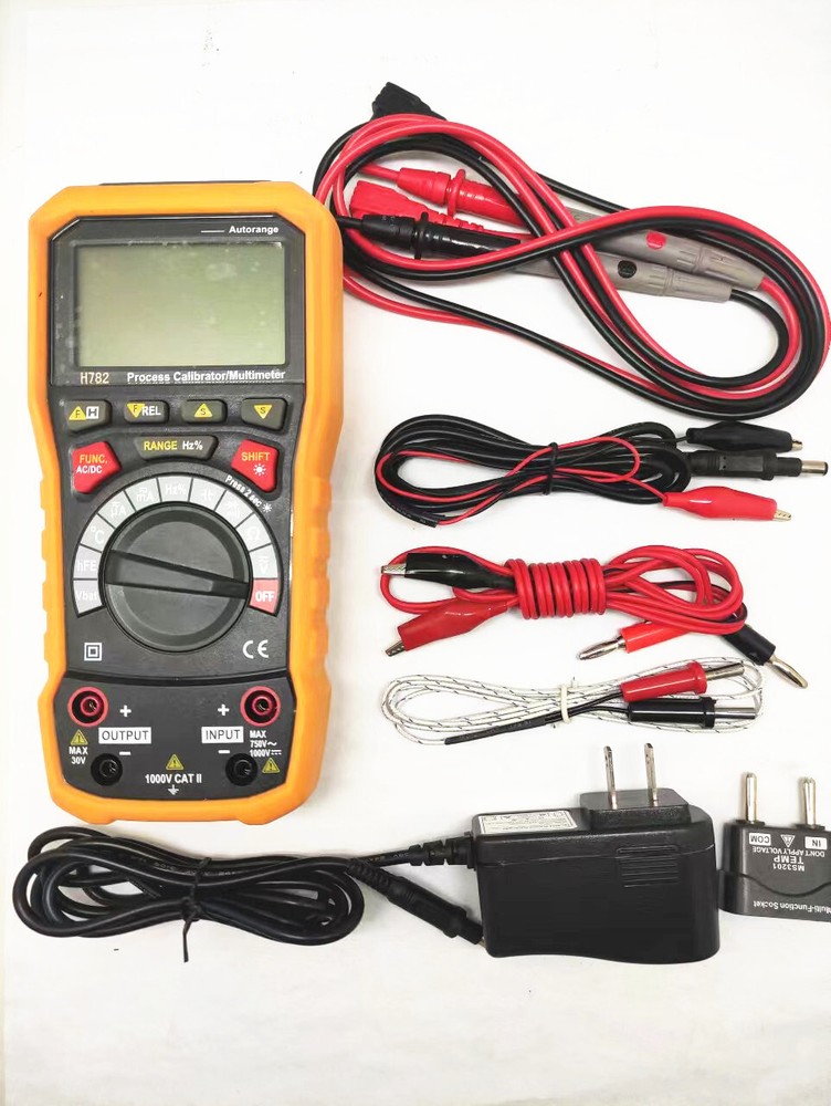 H782 Dual Display Current Voltage Frequency Process Caliibrator Multimeter