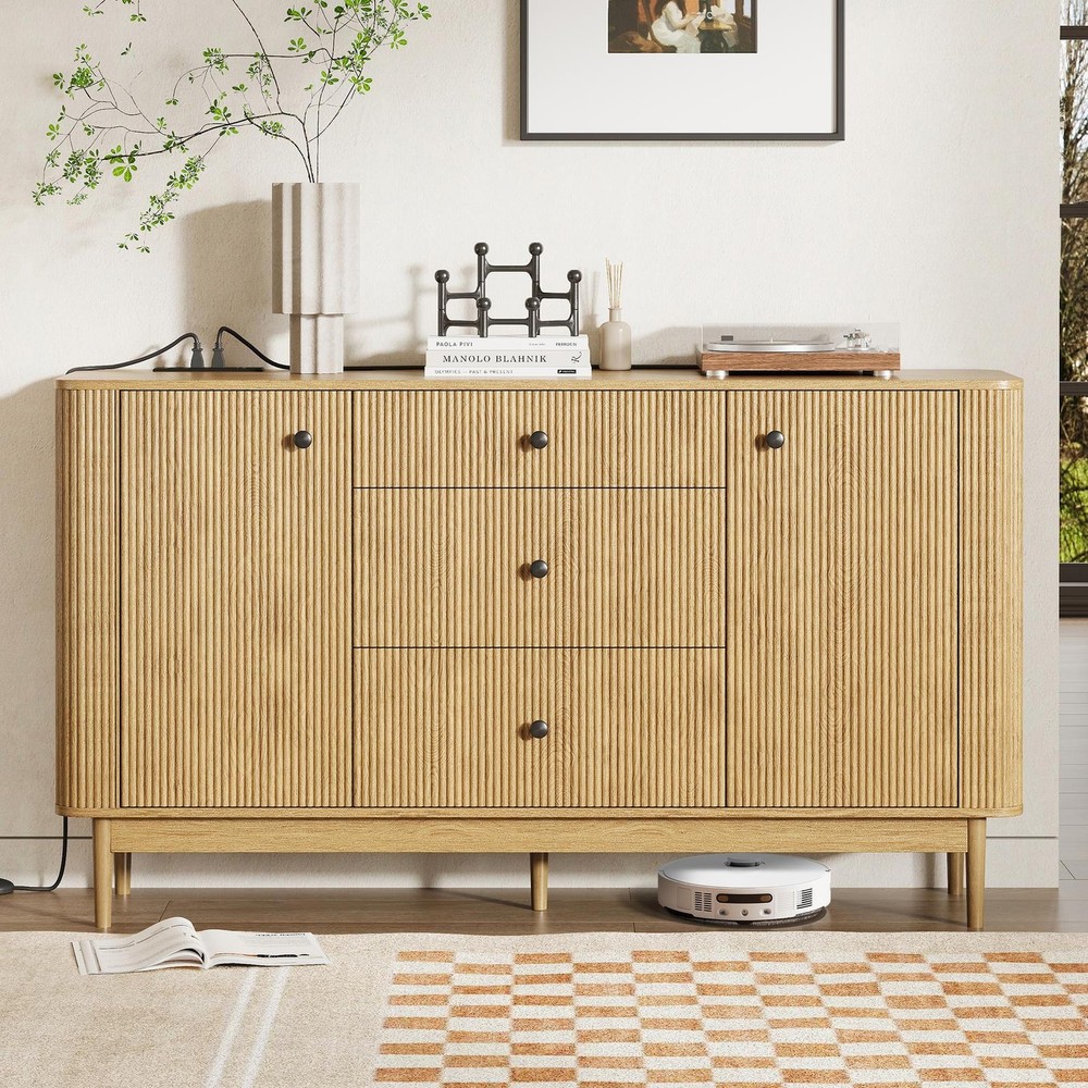 Buffet Cabinet Sideboard with Storage, Modern Storage Cabinet Sideboard Buffet