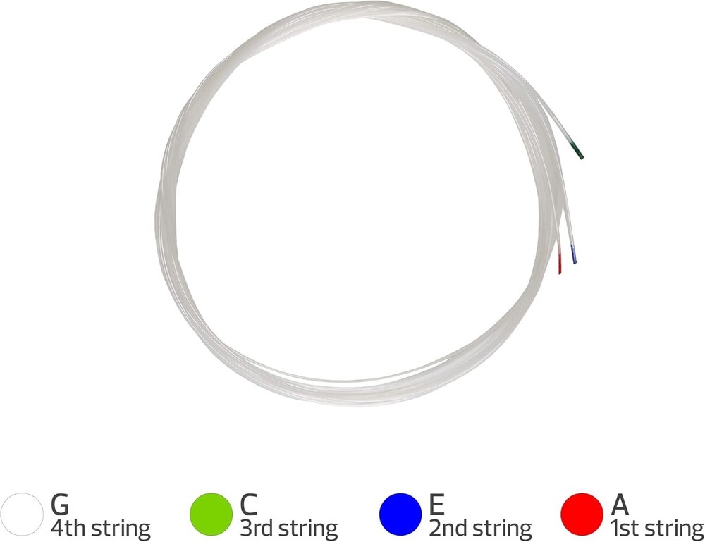 Smooth Polished Nylgut Ukulele Strings for Soprano - Easy Installation & Tune