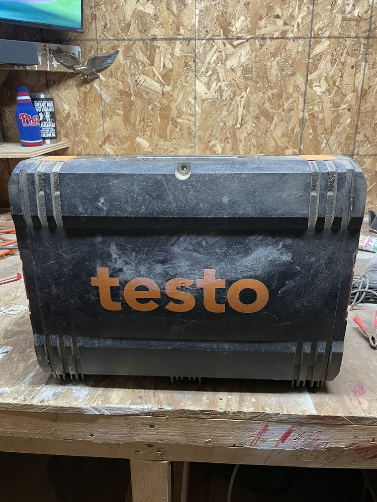 Testo 327-1 Flue Gas Analyzer Kit with printer works great filter sensor needed