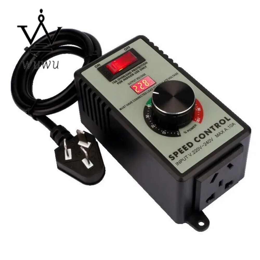 220V Angle Grinder Speed Controller Hand Drill Polisher Variable Speed Switch