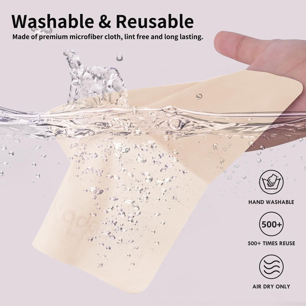 Individually Wrapped Premium Microfiber Glasses Cleaning Cloths,20 Pack,Extra...