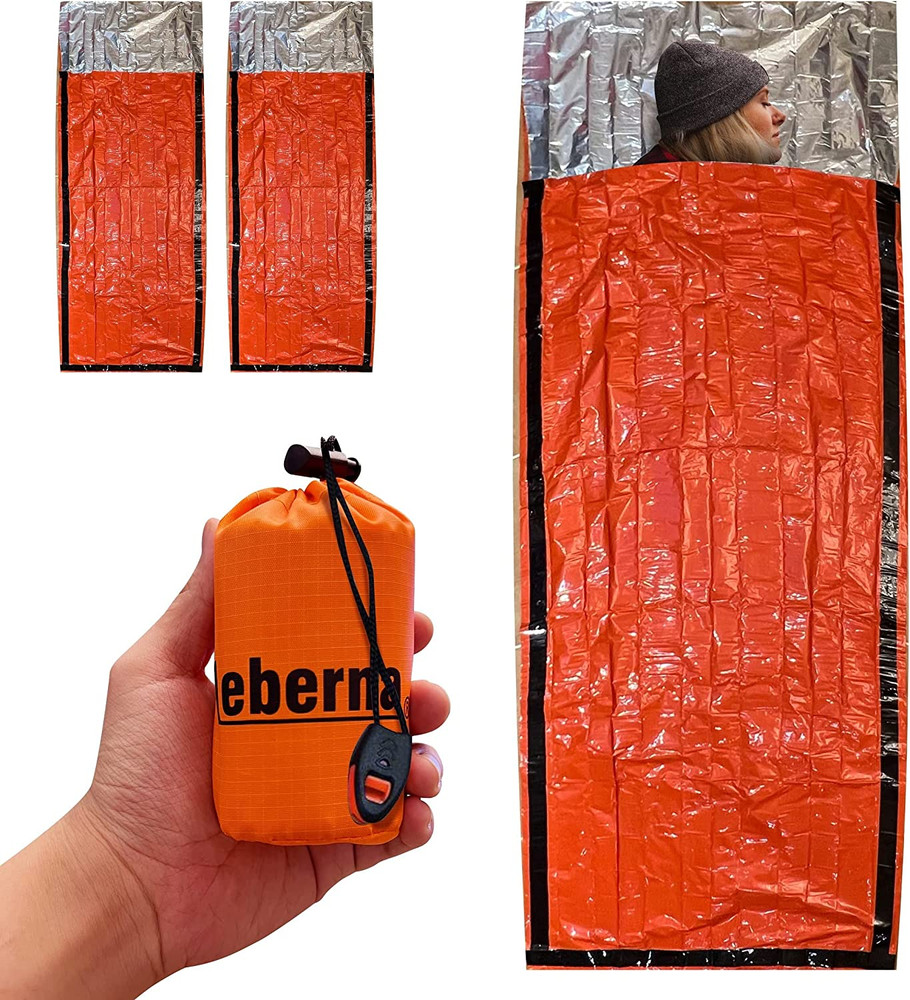 Emergency Sleeping Bags 2 Pack | Portable Survival Blankets