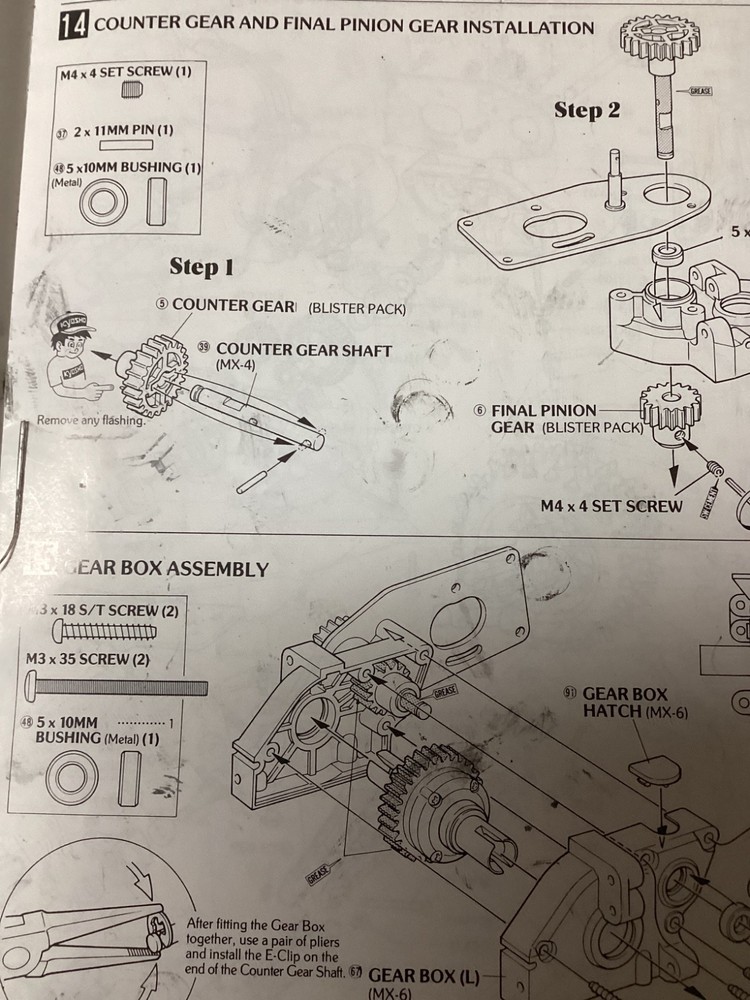 VINTAGE KYOSHO MAXXUM MANUAL