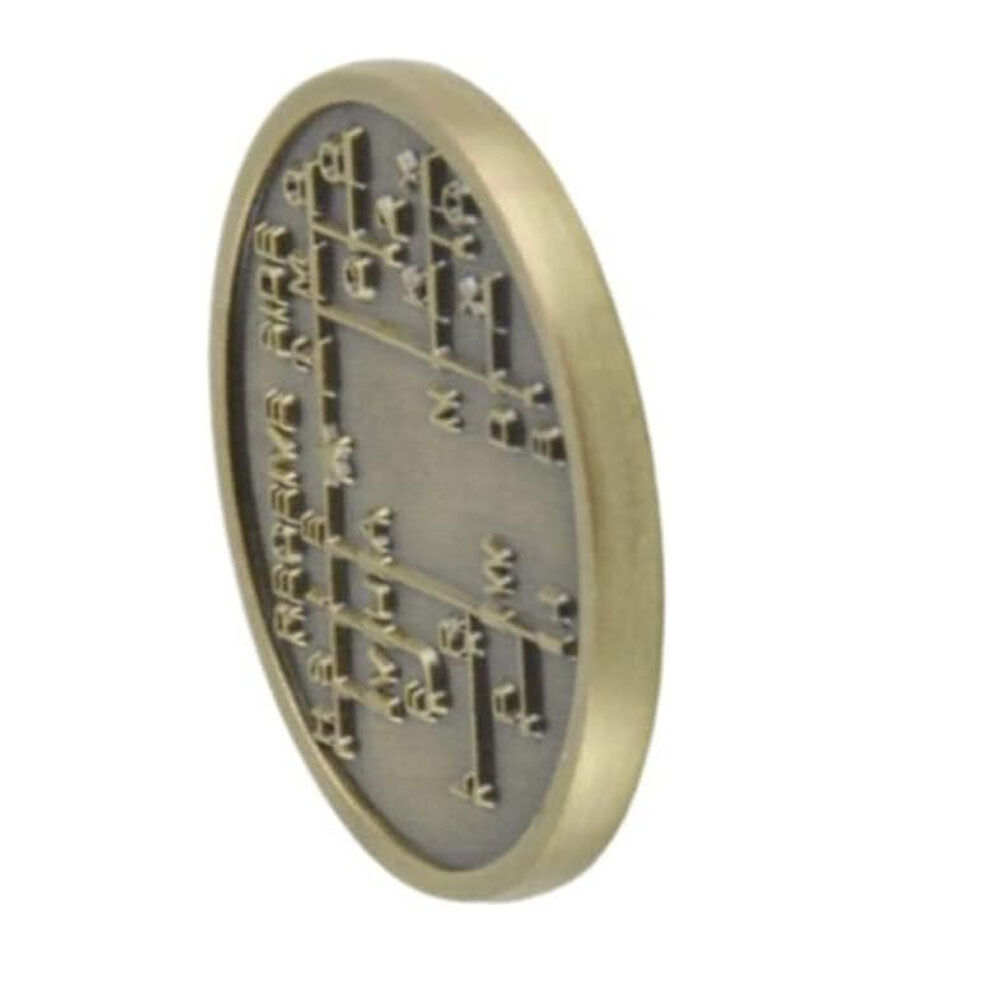 CW Morse Code Decoder Chart Medal Coin Morse Commemorative Coin Gift Prize NEW