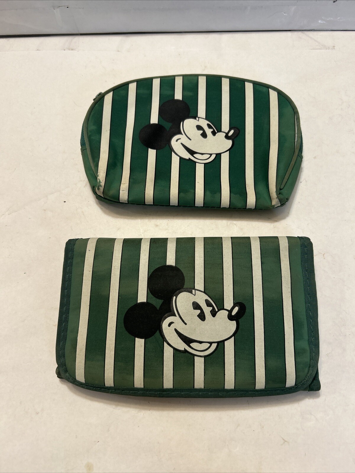 Mickey Mouse Trifold Wallet And Makeup Bag