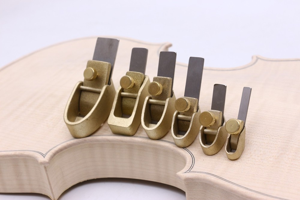 1set (6PCS)Brass Planes Tool Luthier Tools Violin Special Tools High Quality