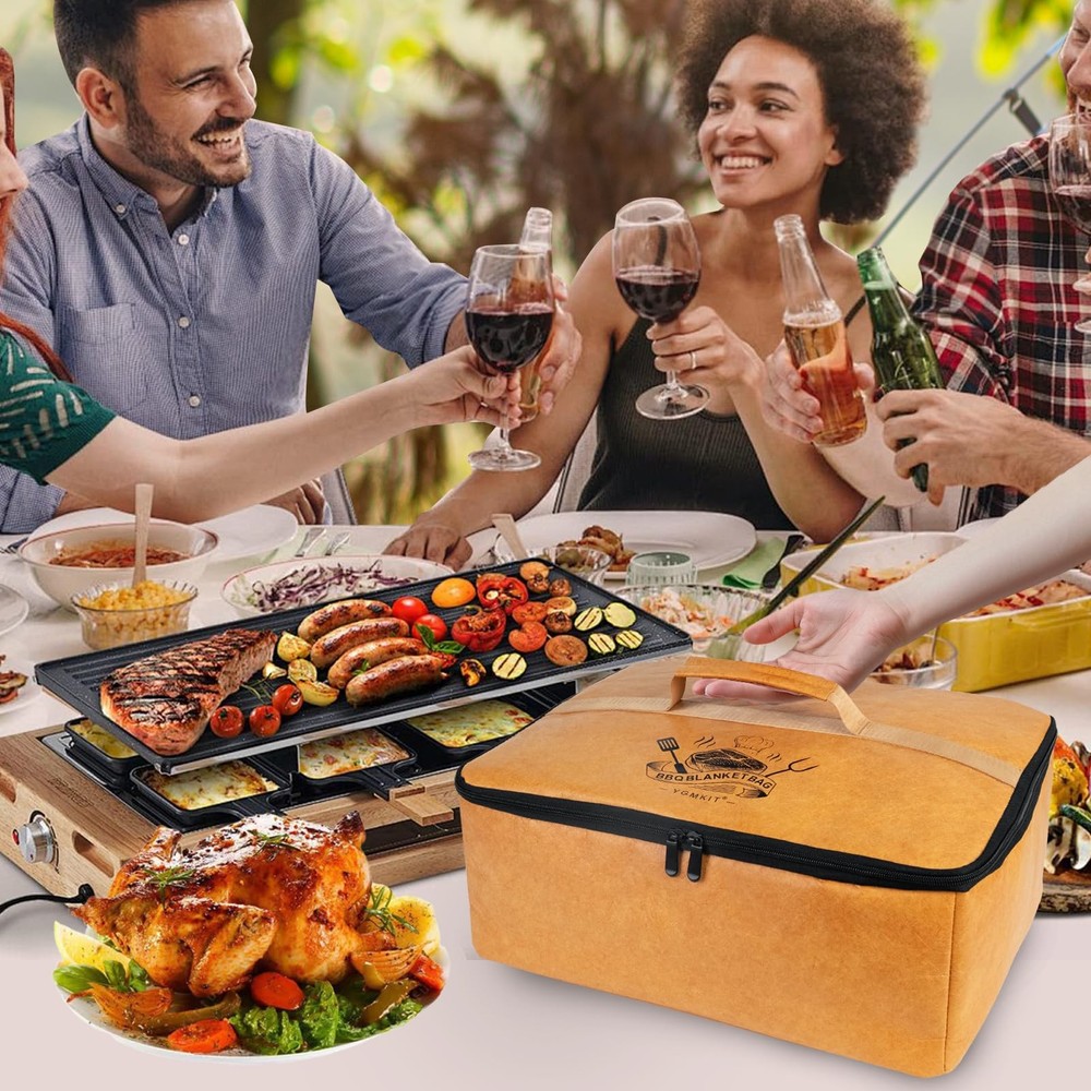 YGMkit BBQ Blanket for Resting Meat,Reusable Bag Brown