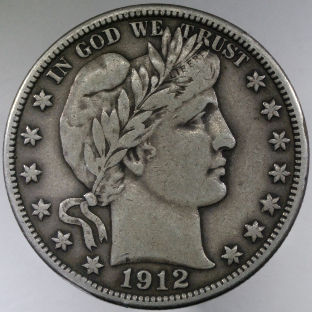 1912-D Barber Half Dollar