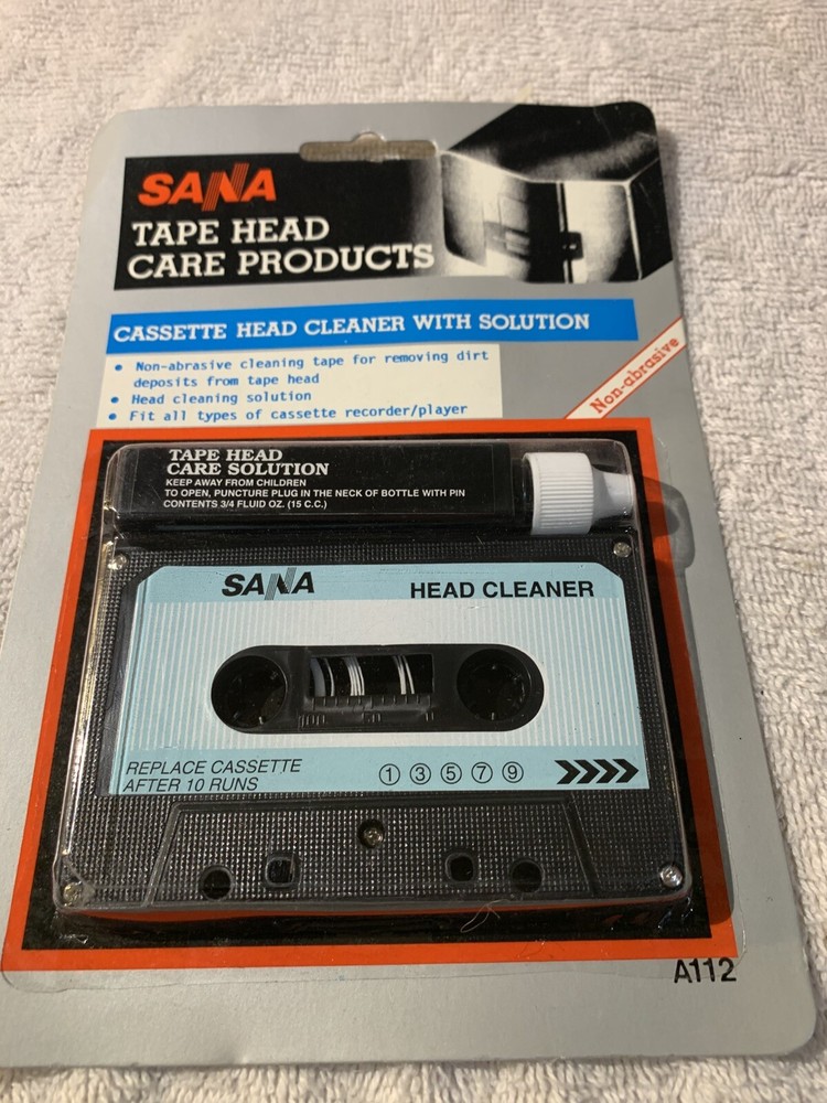 Dana Cassette Tape Head Cleaner New