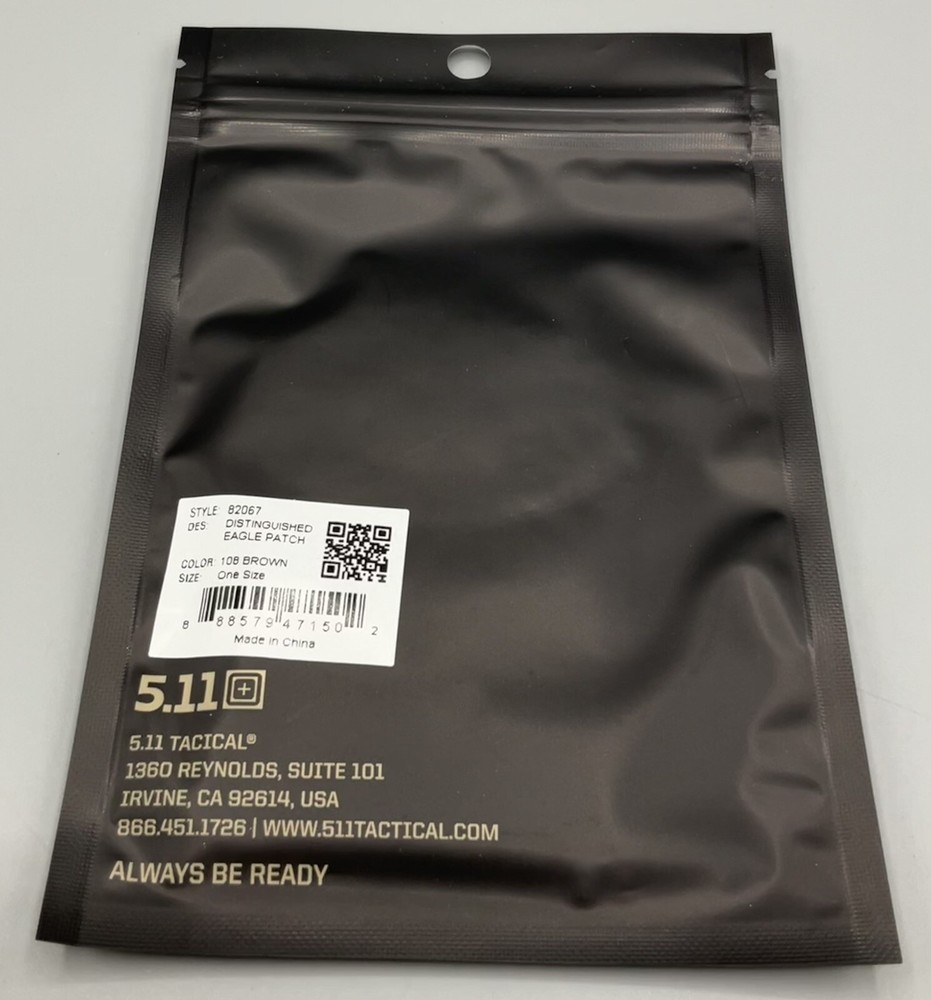 5.11 Tactical Distinguished Eagle Thin Blue Line Sword Shield Leather Patch