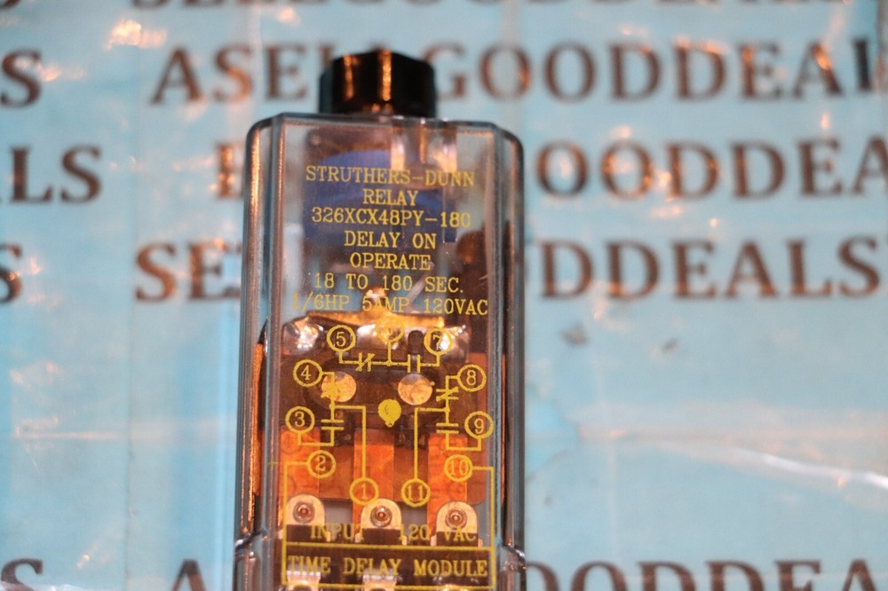 Struthers Dunn 326XCX48PY-180 Time Delay Relay New
