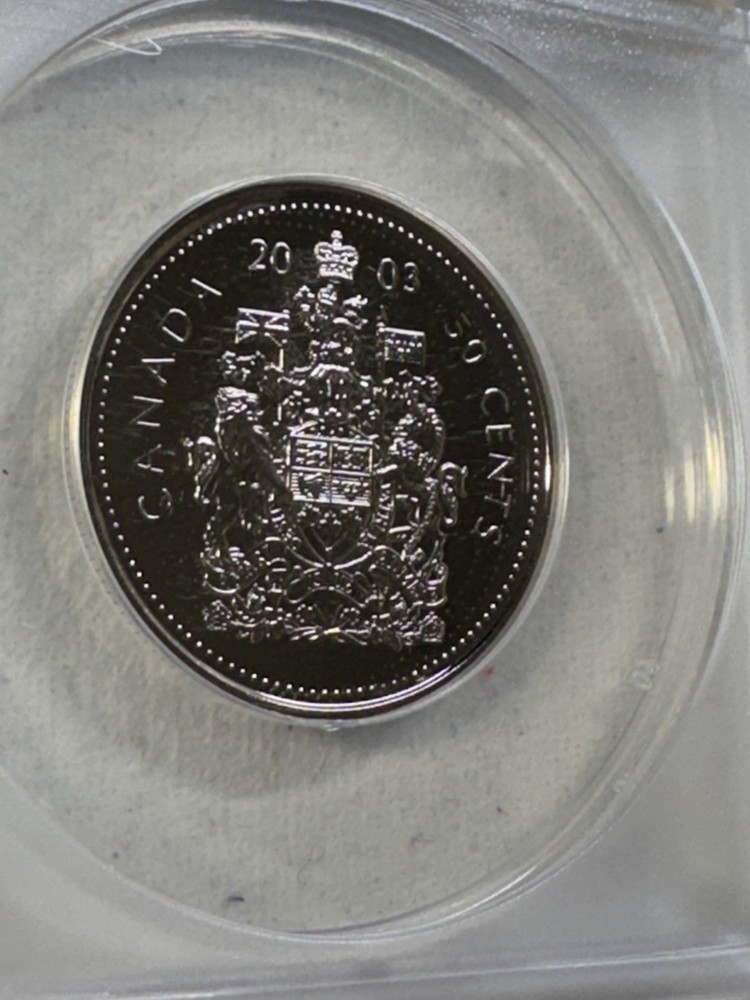 2003 Canada 50 Cents Graded MS 67 by ANACS