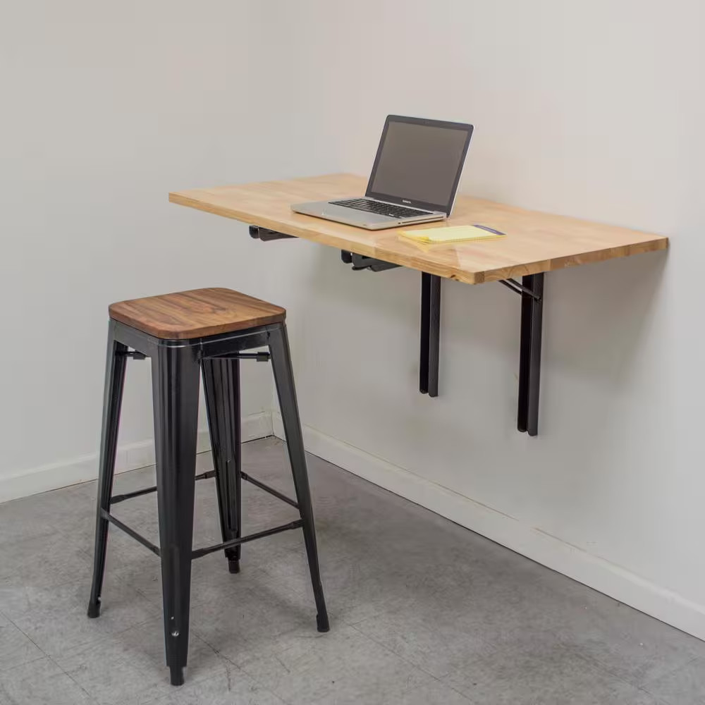 23 In. W X 48 In. D Wall Mounted Folding Workbench