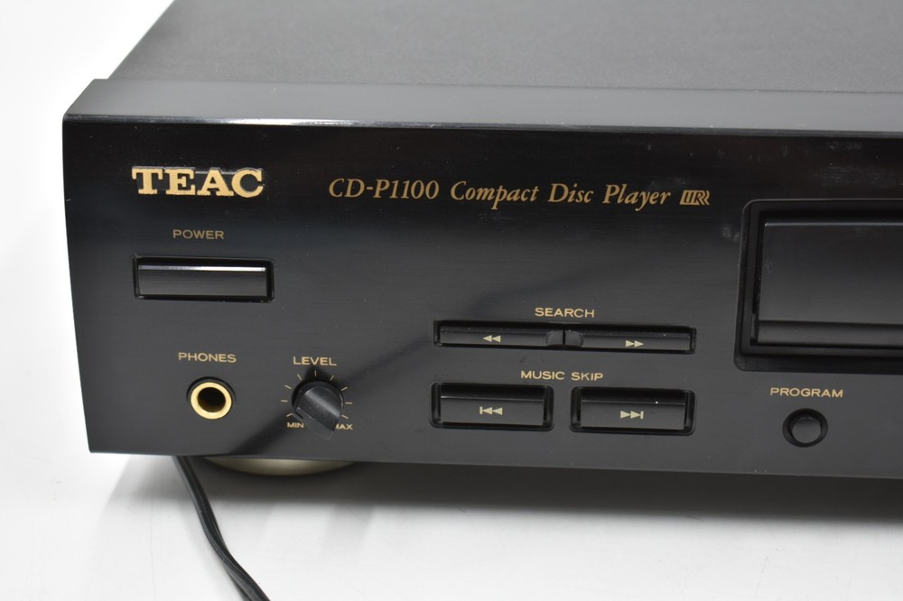TEAC CD-P1100 CD Player Single Disc Tested Working No Remote