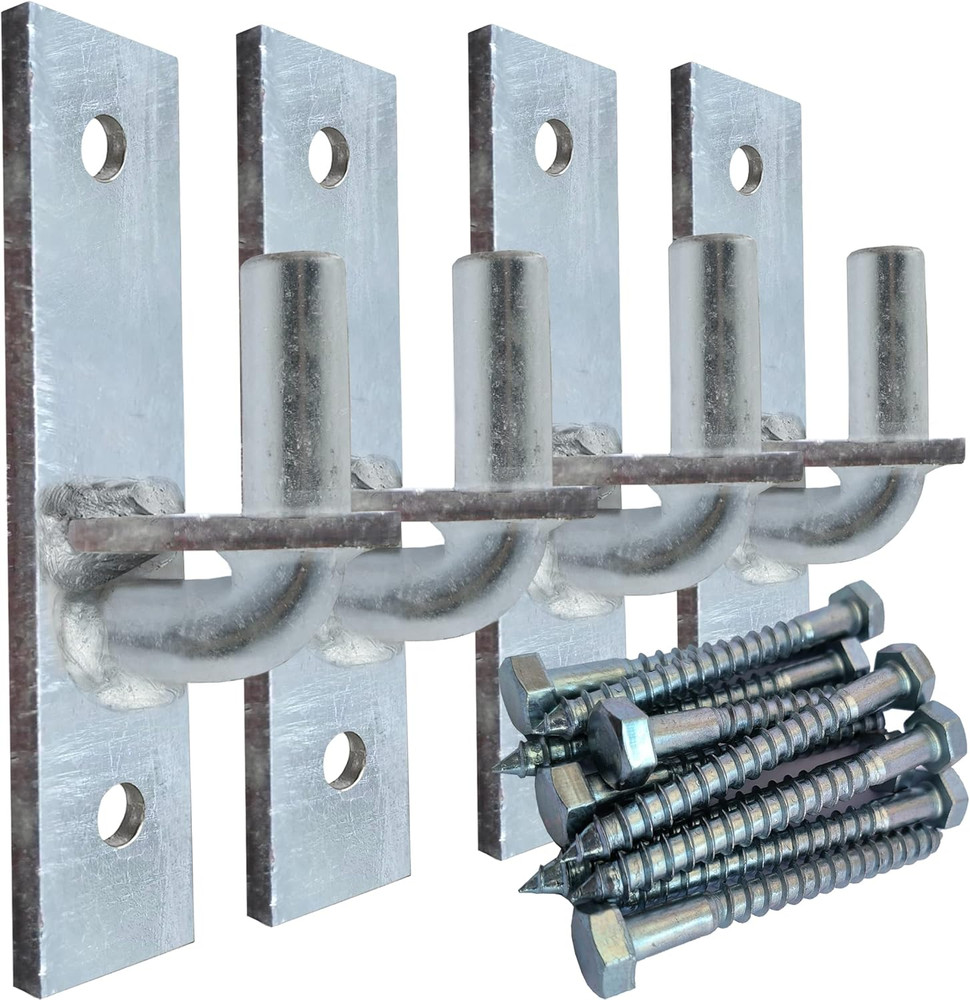 Wall Mount Gate Hinge, Sturdy Fence Gate Hinges Fence Post Chain Link Gate Hinge