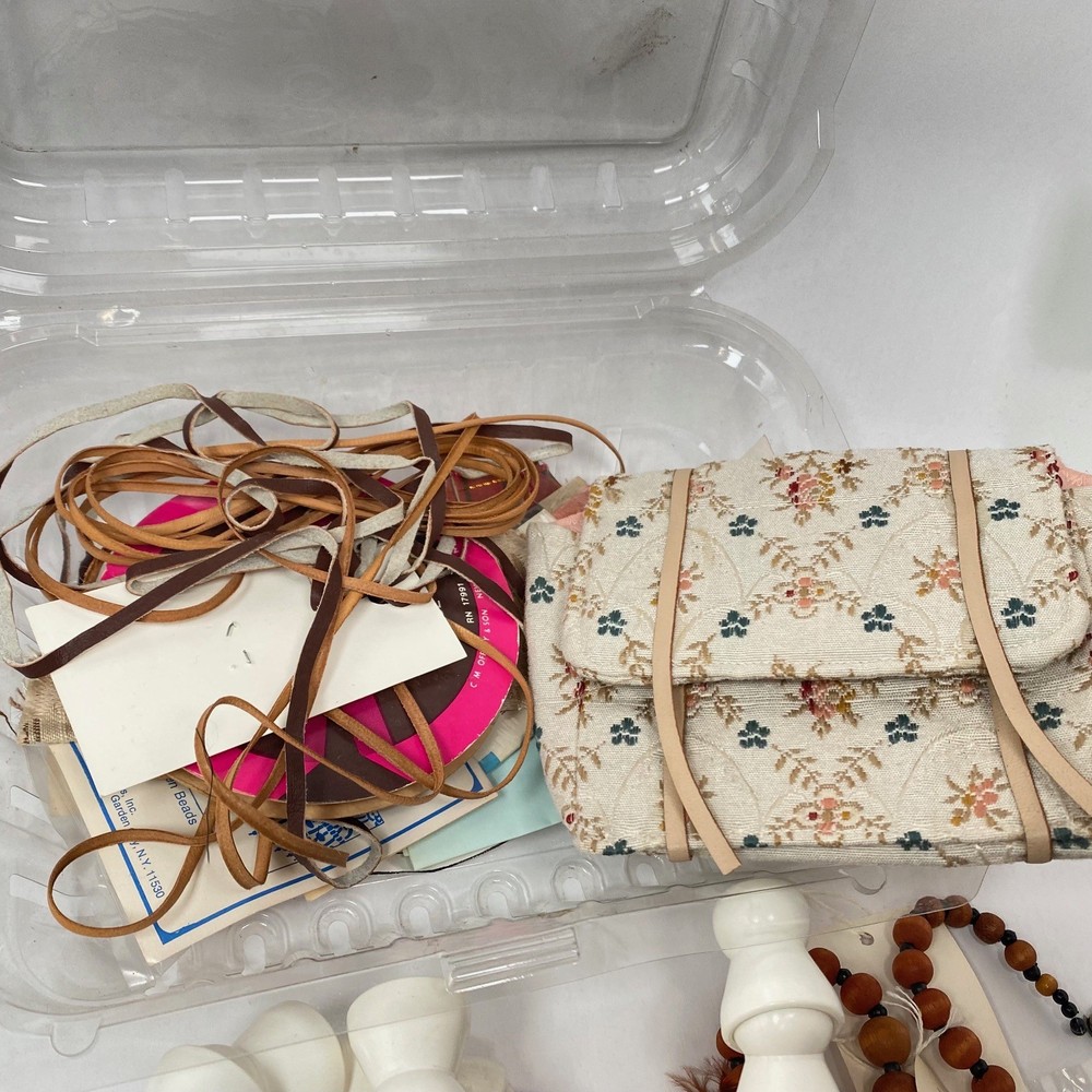 Assorted Parts, Accessories and Fabric For Doll Makers