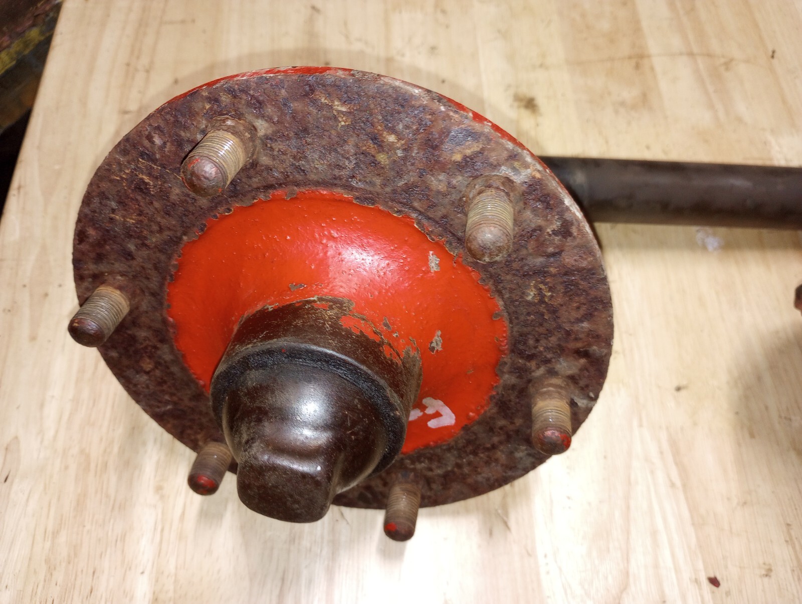 Ford 8n Front Drop Spindles W Hubs Right And Left Pair