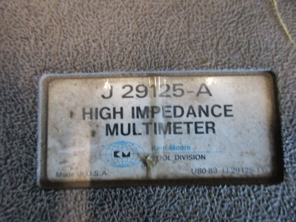 KENT MOORE J-29125-A HIGH IMPENDANCE MULTIMETER