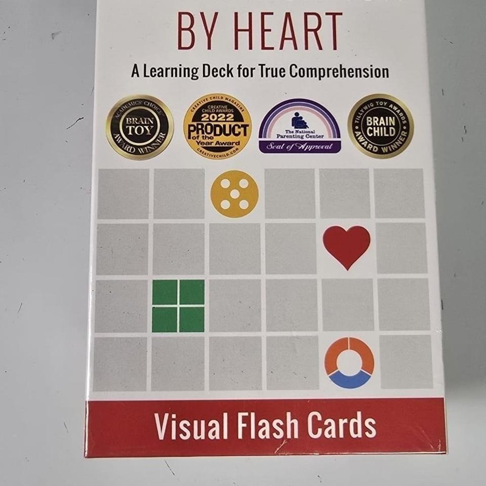 New Sealed Multiplication By Heart Visual Flash Cards Learning Deck