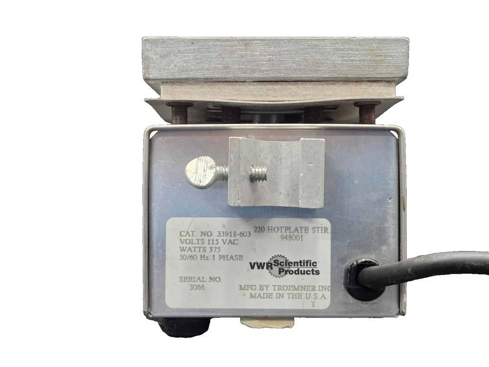 VWR Scientific Model 220 Mini-Hot Plate/Stirrer