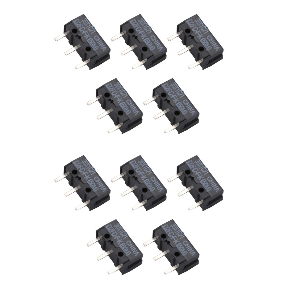 10Pcs Original Genuine Micro Switch For Omron D2FC-F-K(50m) D2FC-F-K Mouse d