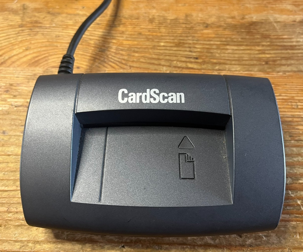 Corex CardScan 60 USB Wired Business Card Scanner Untested