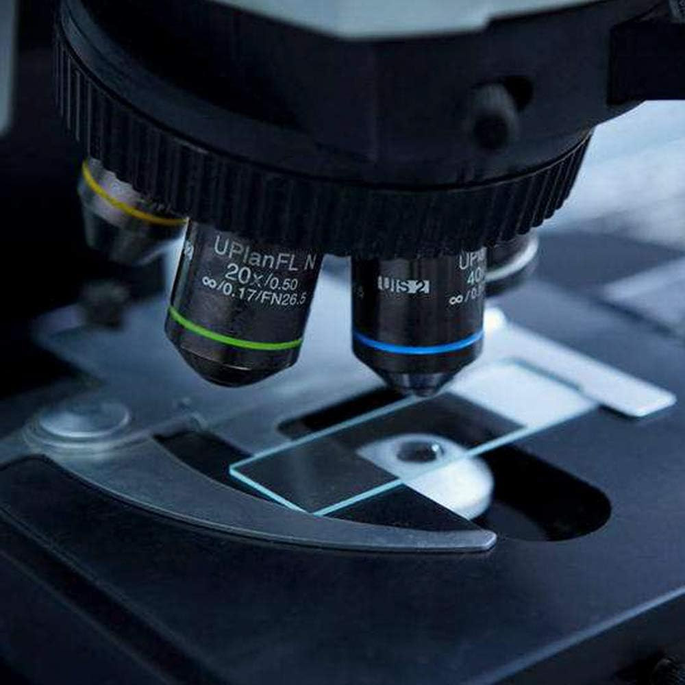 100PCS Clear Transparent Blank Microscope Slides and 100PCS Square Coverslips Co