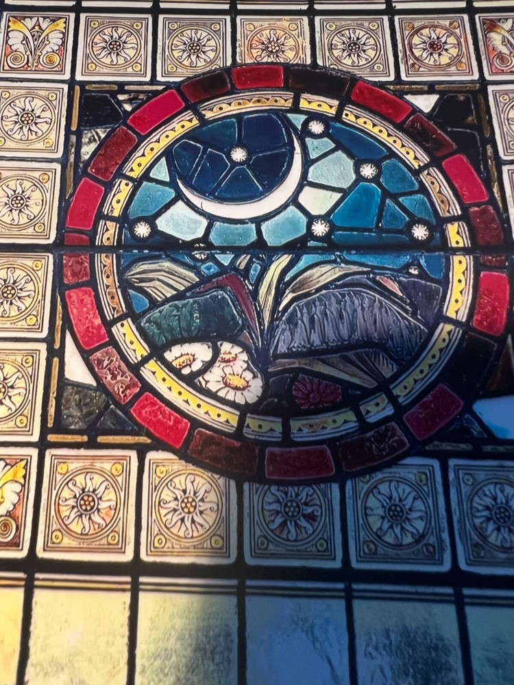 Exceptional Daniel Cottier stained glass window