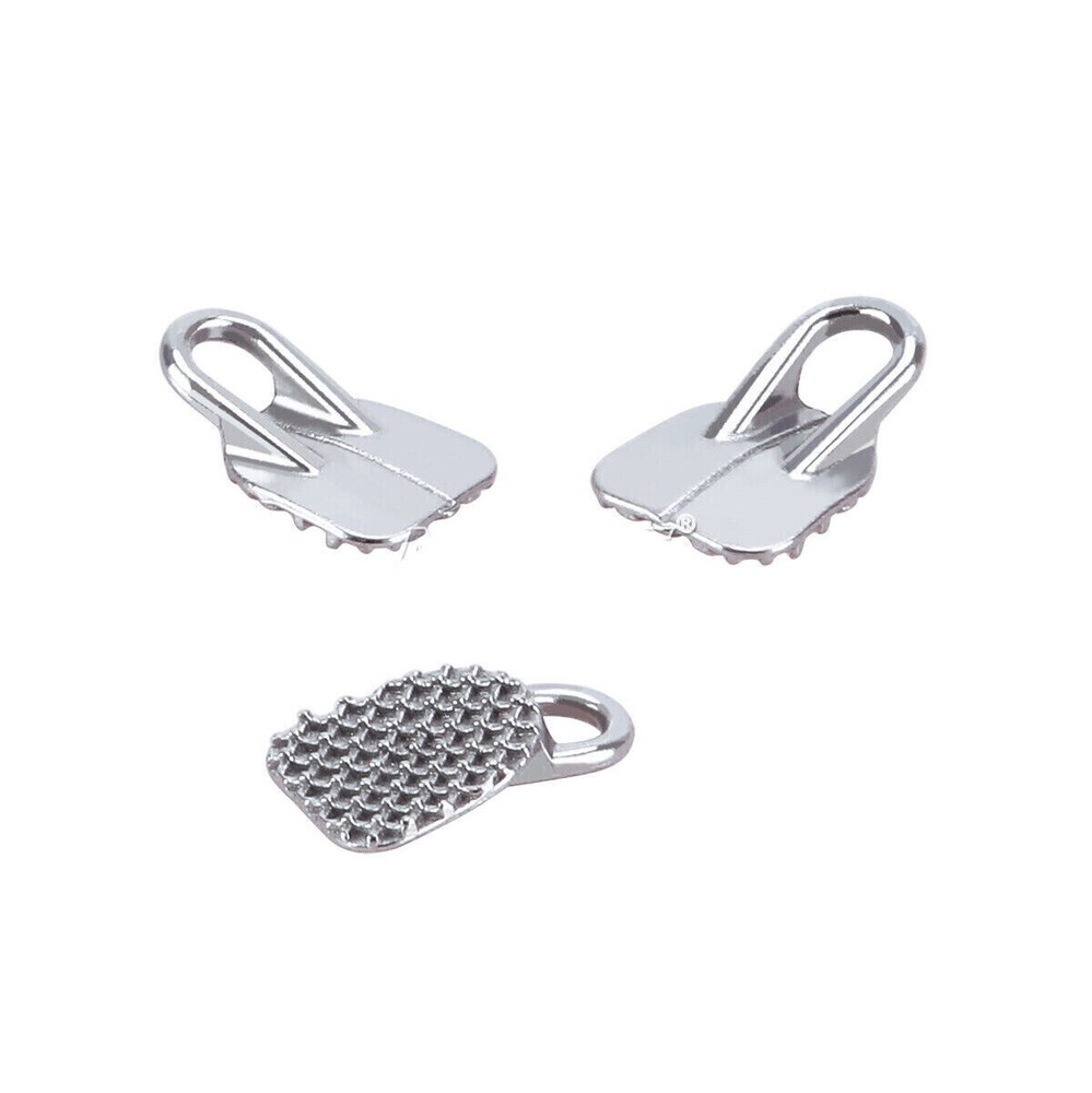 Dental Orthodontic Material Bondable Traction Hook Lingual Button Rectangular
