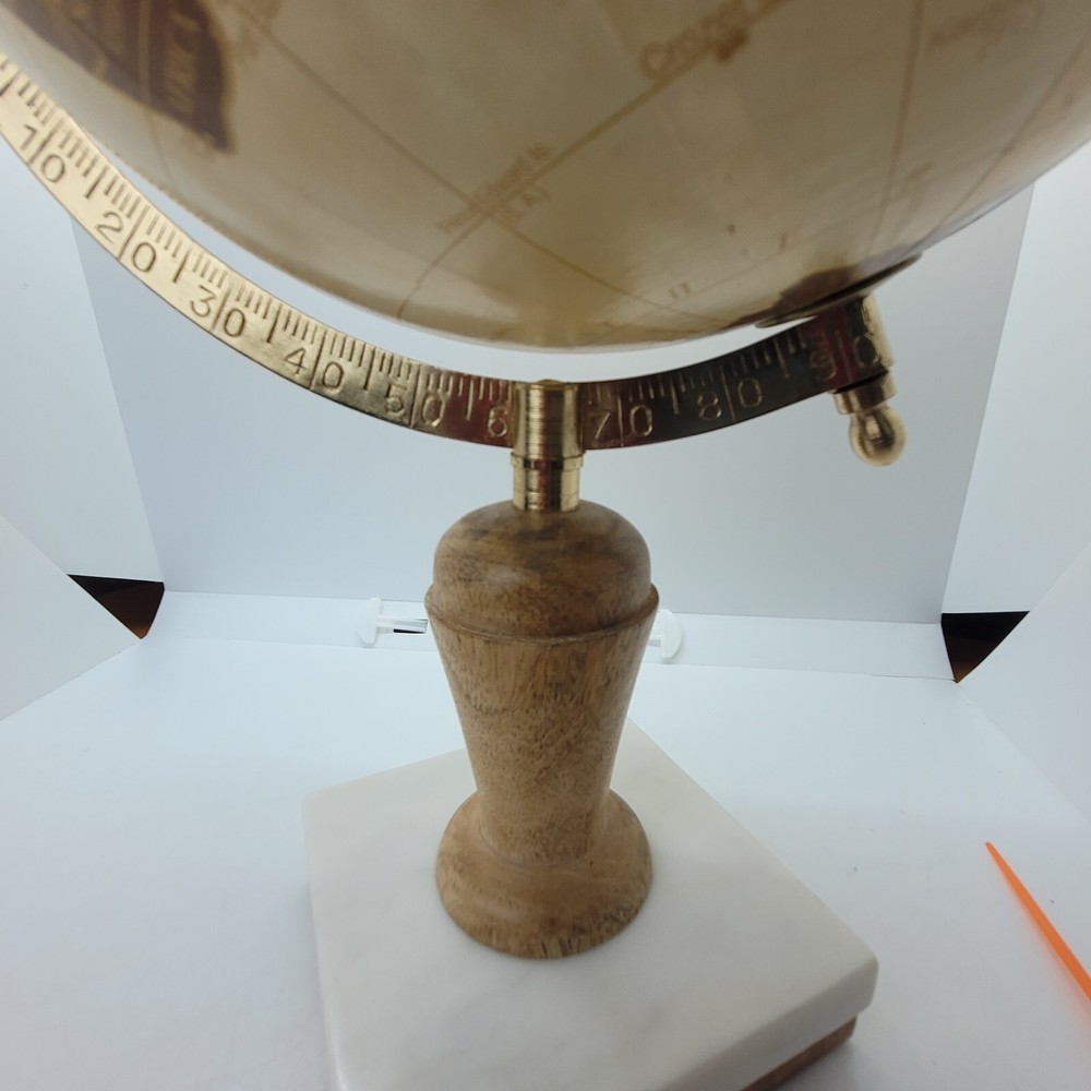 Vintage Earth Globe World Rotating Sm Desk