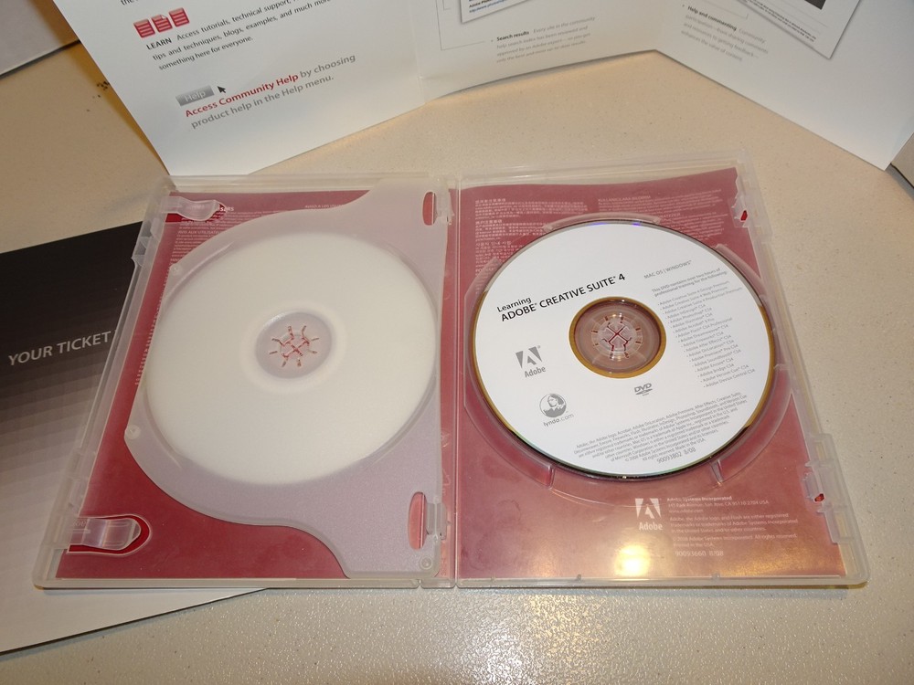 ADOBE FLASH CS4 PROFESSIONAL, Adobe Creative Suite 4, WINDOWS, Orig Pkg Serial #