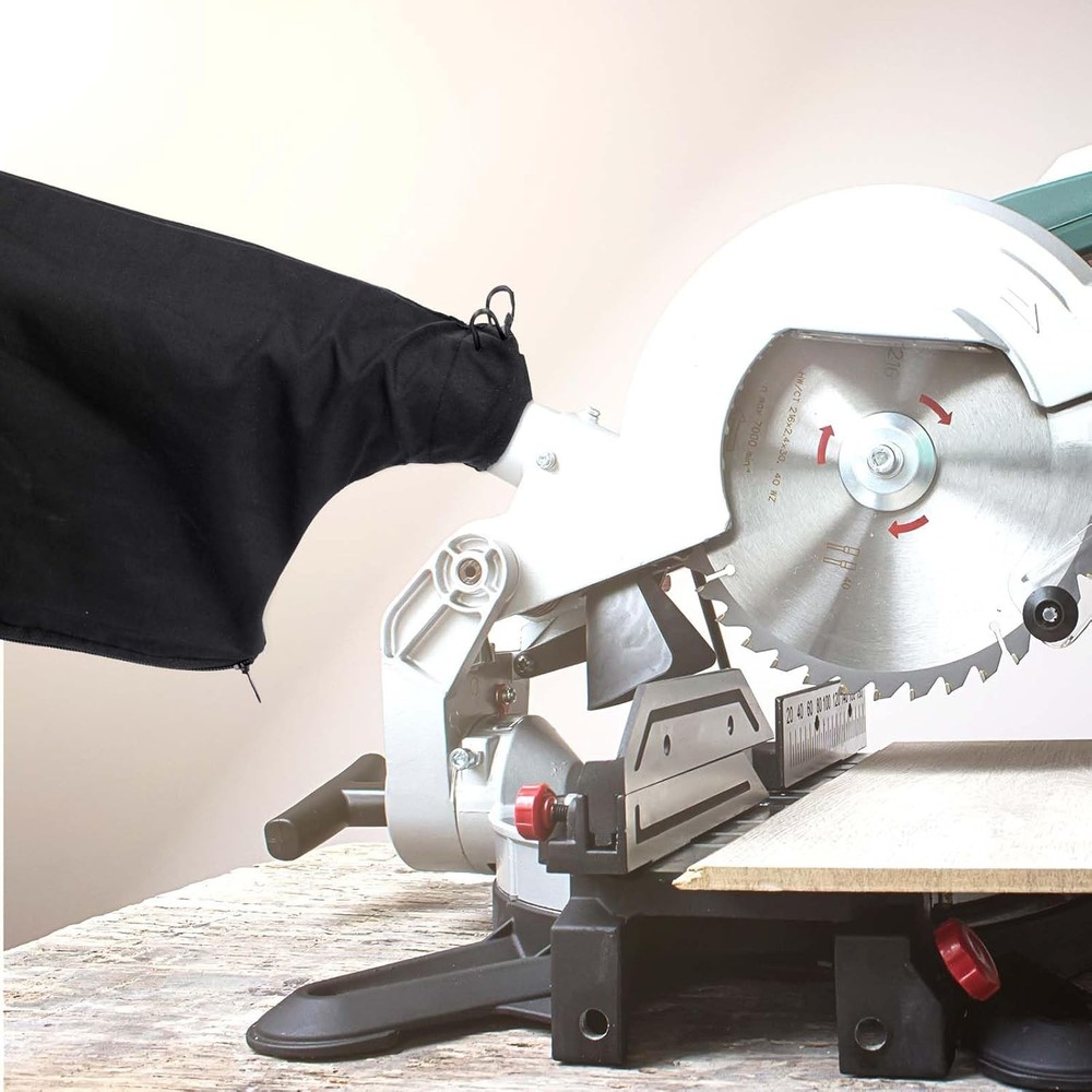 2 Pcs Black Dust Collection Bag for Miter Saw Table Medium,