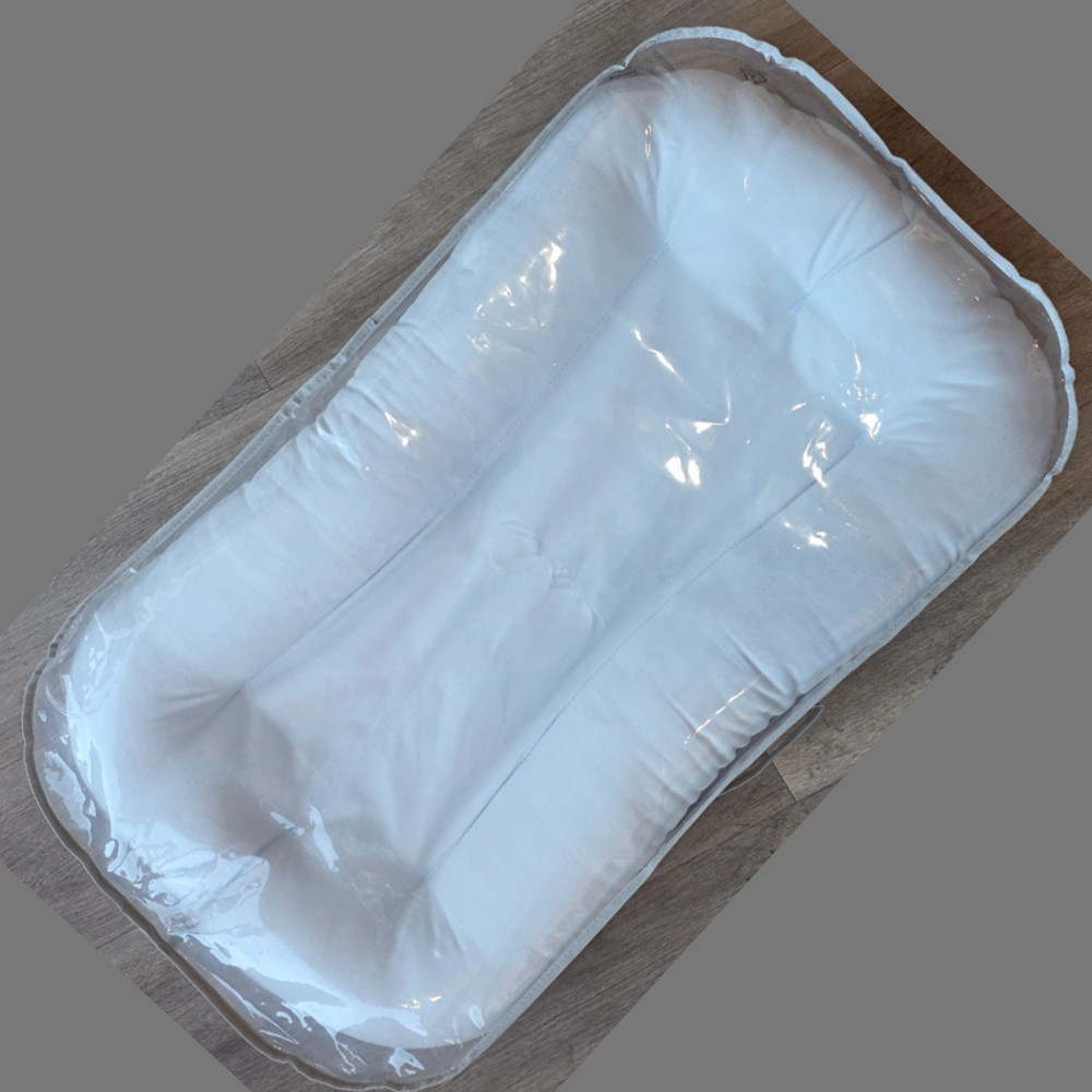 Snuggle Me Toddler Lounger Organic 100% Cotton Cover Bluebell NEW