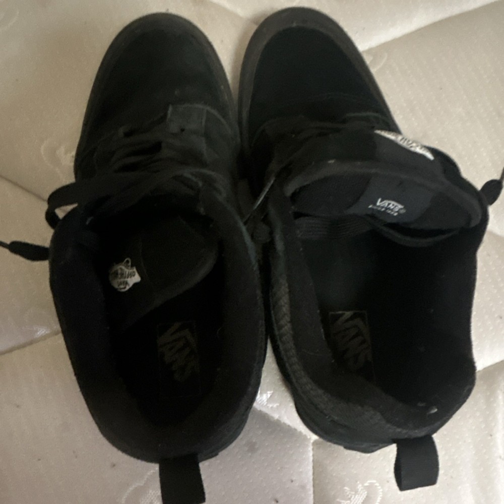 VANS Black Skateboarding Shoes