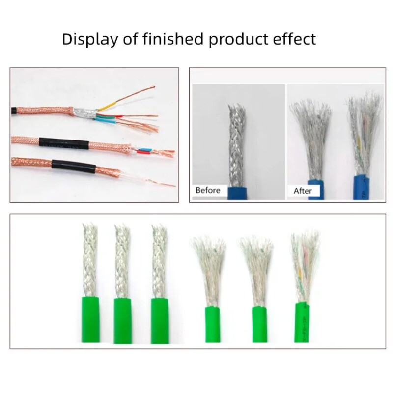 Shielded Wire Brushing and Twisting Machine Braided Wire Breaking Machine